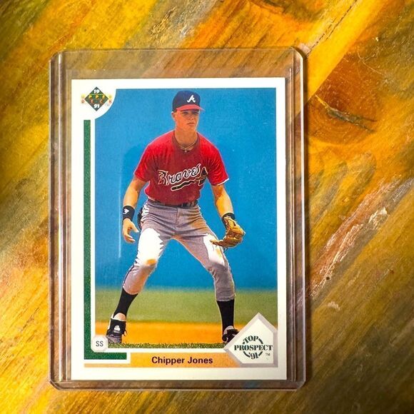 1991 Upper Deck Top Prospect Chipper Jones #55 Mint Condition - Picture 1 of 2